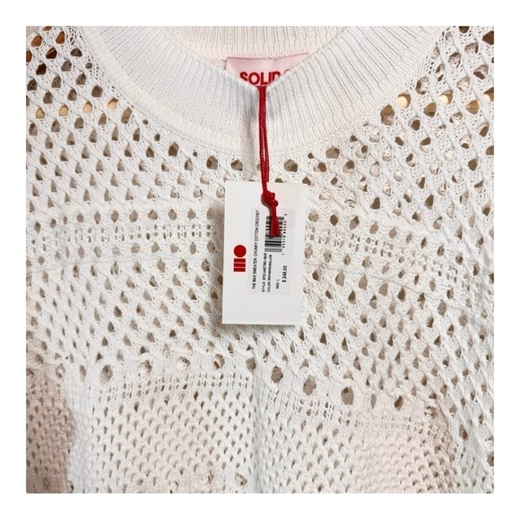 Solid & Striped Max Sweater in White NWT - Picture 5 of 8